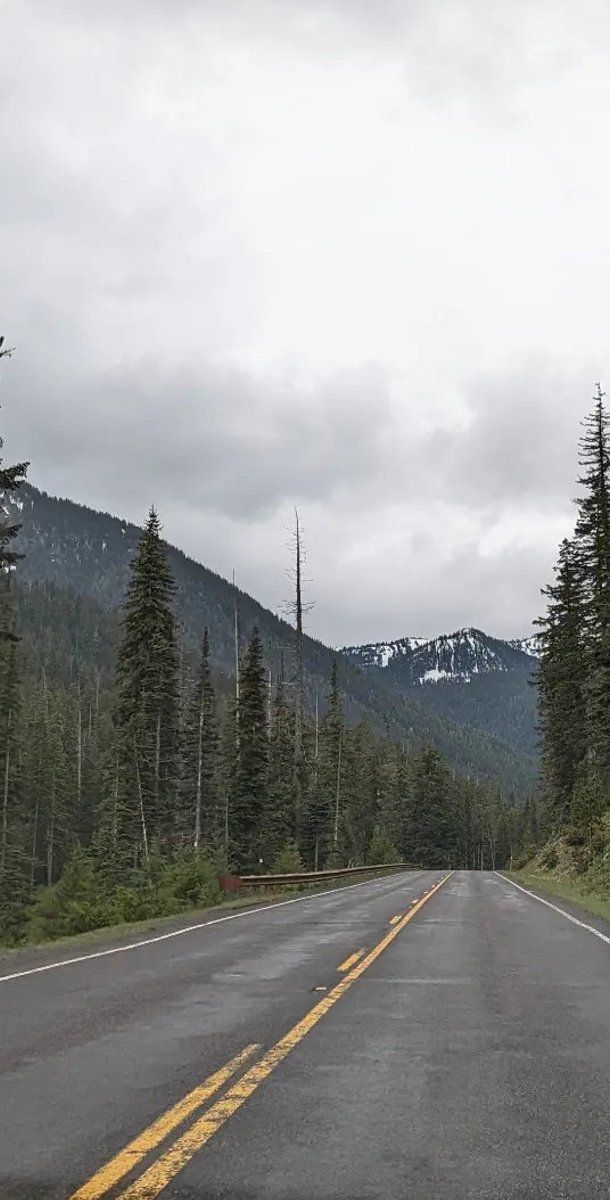 cloudy road